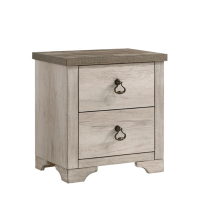 Rustic 5-Piece Queen Bedroom Set in Light Ash Brown – Timeless Wooden Charm and Warmth