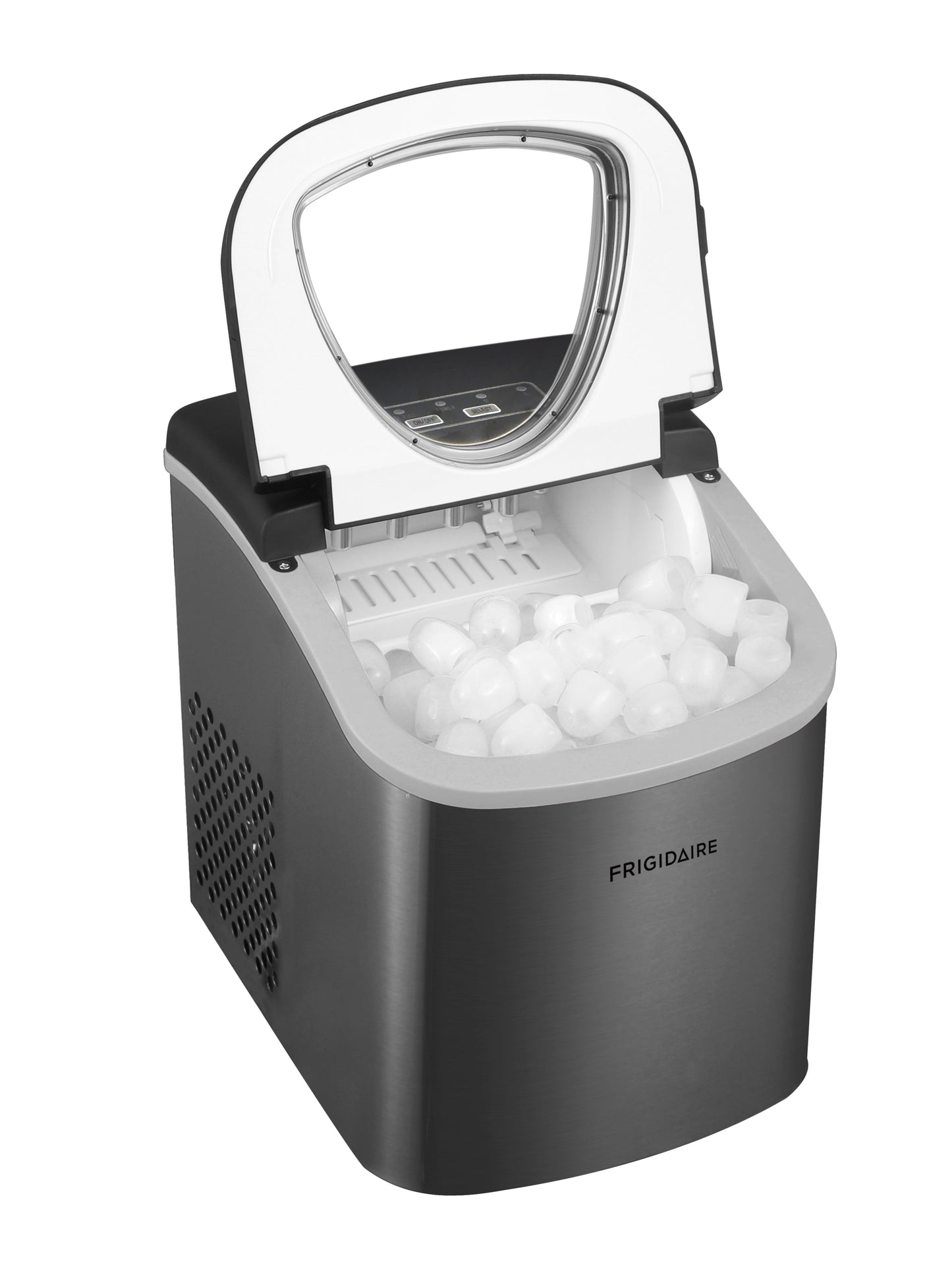 , 26 Lbs. Ice Maker, Black Stainless Steel, EFIC130