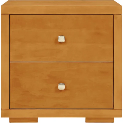 Modern Sophistication 2-Piece Queen Platform Bedroom Set with Sleek Headboard and Footboard in Solid Wood