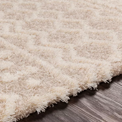Soft Cozy Woven Shag Bohemian Tribal Area Rug