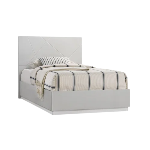 Contemporary Elegance: Sleek Twin Bed for Modern Living