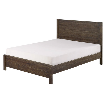 Heavy-Duty Solid Wood Twin Bedroom Set: 3-Piece Collection Featuring Sturdy Bed Frame and Two Bedside Tables