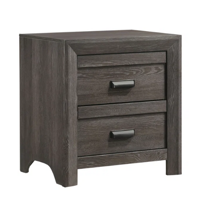 Panel Bedroom Set Special 5-Piece Queen Set – Timeless Elegance with Rich Brown Finish, Decorative Details, and Ample Storage