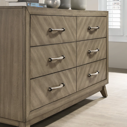 5-Piece Queen Bedroom Set in Taupe - Modern Elegance with Timeless Style and Functionality