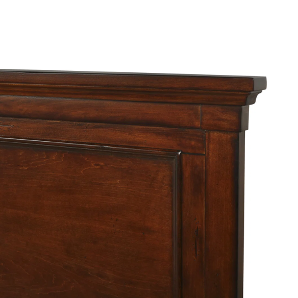 Classic King Size Solid Wood Platform Bed with Timeless Design and Sturdy Construction