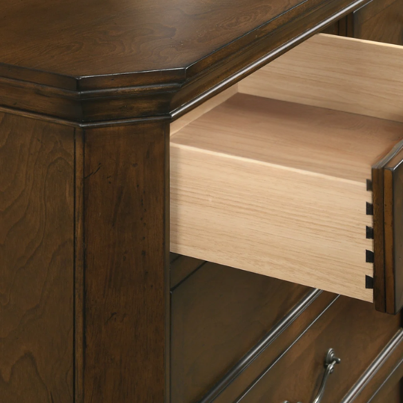 Solid Walnut Wood 3-Piece Queen Bedroom Set – Durable, Elegant, and Timeless Standard Bed Set