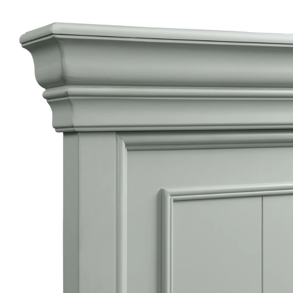 Classic & Functional King Size 5-Piece Bedroom Set: Solid Poplar & Engineered Wood Construction