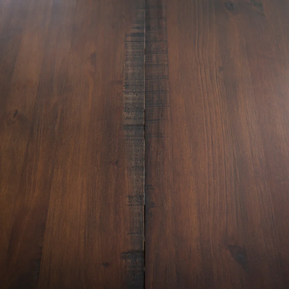 72-Inch Solid Wood Distressed Dining Table – Rustic Industrial Charm for Any Dining Room