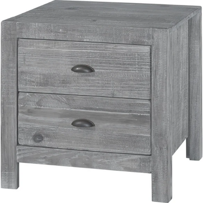 Rustic Farmhouse Aesthetic 4-Piece Queen Bedroom Set in Solid Wood – Charming and Durable