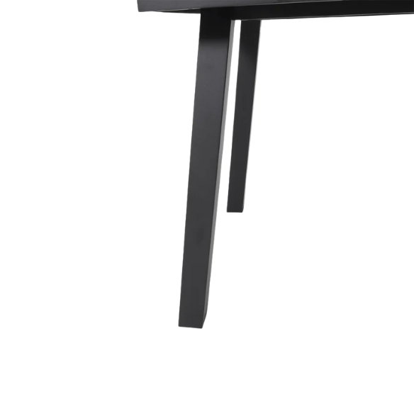 Acacia Wood and Iron 6-Seat Dining Table – Rustic Metal Frame with Natural Stained Acacia Wood Top, Modern Industrial Style for Timeless Appeal