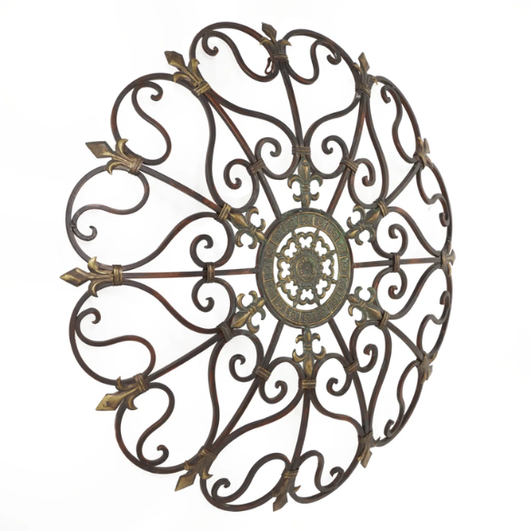 Rustic Traditional Abstract Metal Wall Décor – Captivating Art Sculpture for Living Room Focal Point & Home Gallery Accent