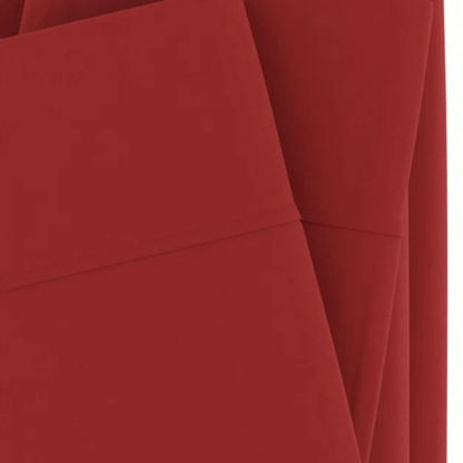 Burgundy Deep Pocket Microfiber Sheet Set – 4-Piece Soft, Wrinkle-Free Bedding with Pillowcases