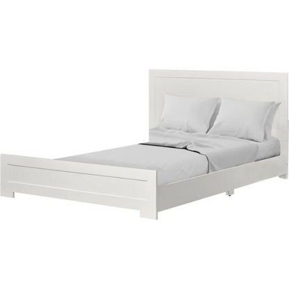 Polished Wooden Platform Full Double Size Bedroom Set – Elegant Design with Sturdy Construction and Timeless Appeal