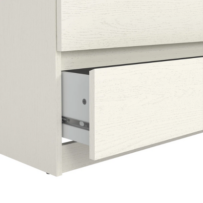Versatile 60.5" 6-Drawer Double Dresser with Smooth Metal Glides and Clean-Lined Silhouette