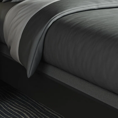 Queen Size Solid Wood Bed with Polished Finish and Classic Design
