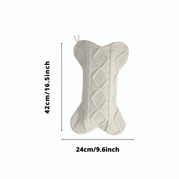 Red Knit Christmas Stocking – Festive Holiday Decor & Gift Bag