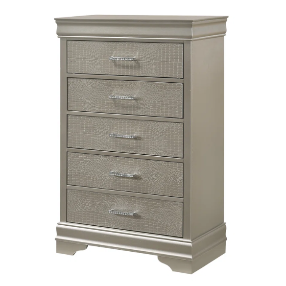 Panel Bedroom Set Special Queen 6-Piece: Timeless Elegance with Bed, Dresser, Mirror, 2 Nightstands, and Chest