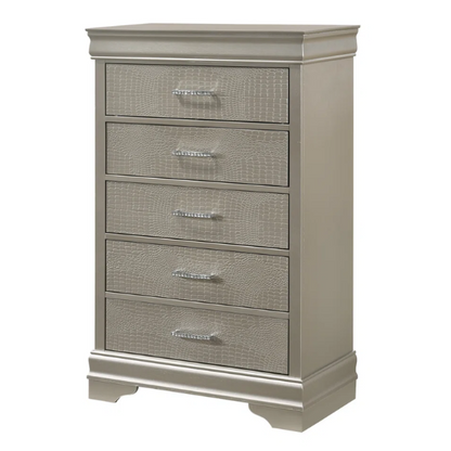 Panel Bedroom Set Special Queen 6-Piece: Timeless Elegance with Bed, Dresser, Mirror, 2 Nightstands, and Chest