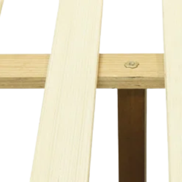 Timeless Solid Wood King Size Bed Frame with Headboard – Scandinavian Platform Design for Effortless Elegance and Comfort