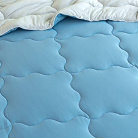 Reversible Ultra-Soft Comforter Set, Jersey Knit Milk Cup Breathable Fluffy Light Weight Bedding Down Alternative & Pillowcase