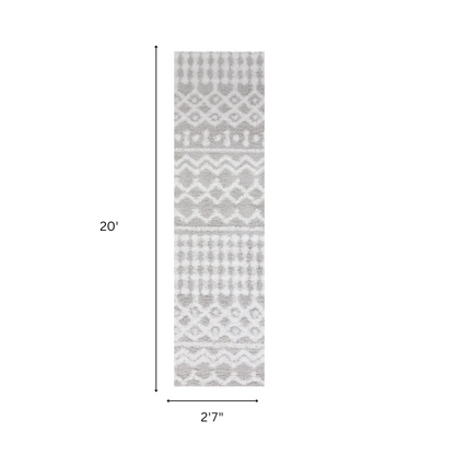 Soft Cozy Woven Shag Bohemian Tribal Area Rug