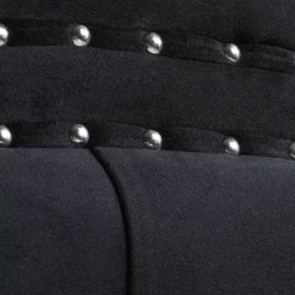 Gem-Tufted Queen Size Upholstered Wingback Bed with Curved Design