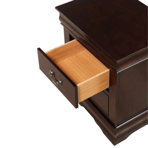 Elegant Polish Wooden Louis Philippe Style 5-Piece Full Double Size Bedroom Set – Timeless Design with Classic Charm and Luxurious Craftsmanship