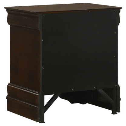 5-Piece Queen Bedroom Set with Brown Dovetail Construction and Timeless Design