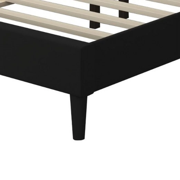 King Size Upholstered Platform Storage Bed with Button Tufted Headboard and Low-Profile Frame – Contemporary Glam Design