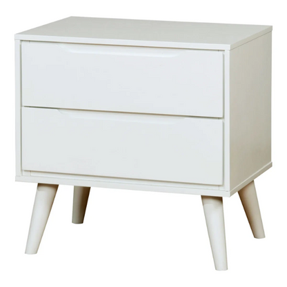 Chic White 3-Piece Bedroom Set: Timeless Style for Modern Living