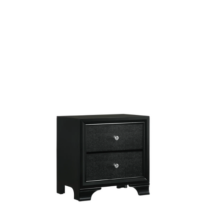LED-Lit Black Framed 3-Piece Twin Bedroom Set – Modern, Stylish, & Illuminated Design