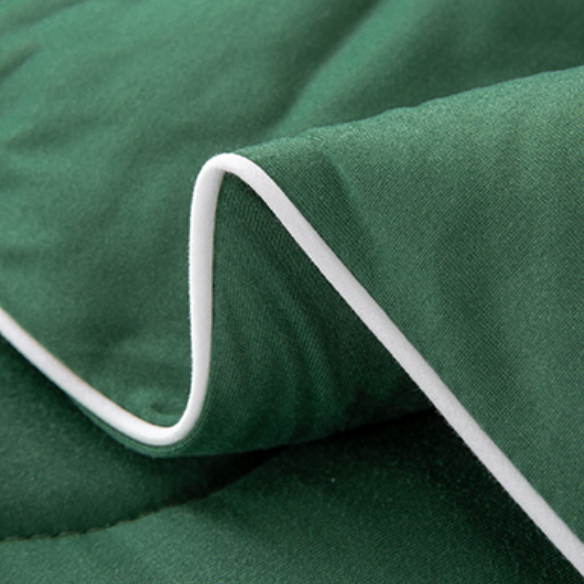 Ultra-Soft Comforter Set, Jersey Knit Milk Cup Breathable Fluffy Light Weight Bedding Down Alternative & Pillowcase