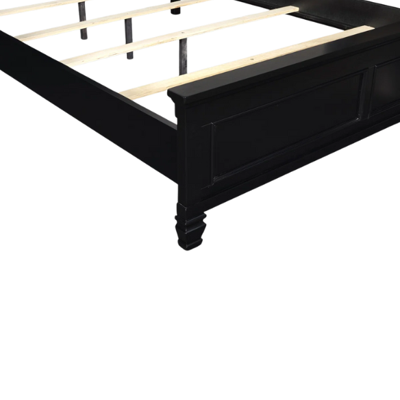 Classic King Size Solid Wood Platform Bed with Timeless Design and Sturdy Construction