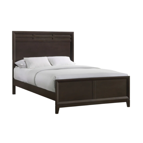 Sleek and Sophisticated Queen Bedroom Set with High-Profile Headboard, Chest, and Nightstand - Contemporary Design with Ample Storage