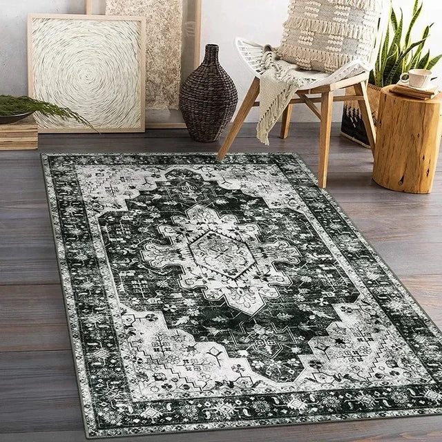 Bohemia Style Geometry Carpet Living Room Mat Home Hallway Balcony Bathroom Non Slip Parlour Sofa Floor Large Area Decor Rug