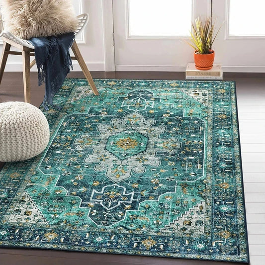 Bohemia Style Geometry Carpet Living Room Mat Home Hallway Balcony Bathroom Non Slip Parlour Sofa Floor Large Area Decor Rug