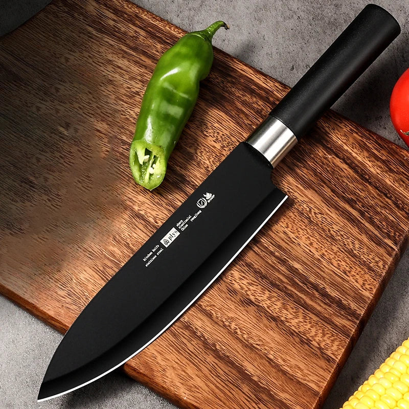 Fruit Knife Chef'S Knife, Kitchen Knife Sushi Knife, Kitchen High Hardness Stainless Steel Sharp Cutting Knife for Household Use