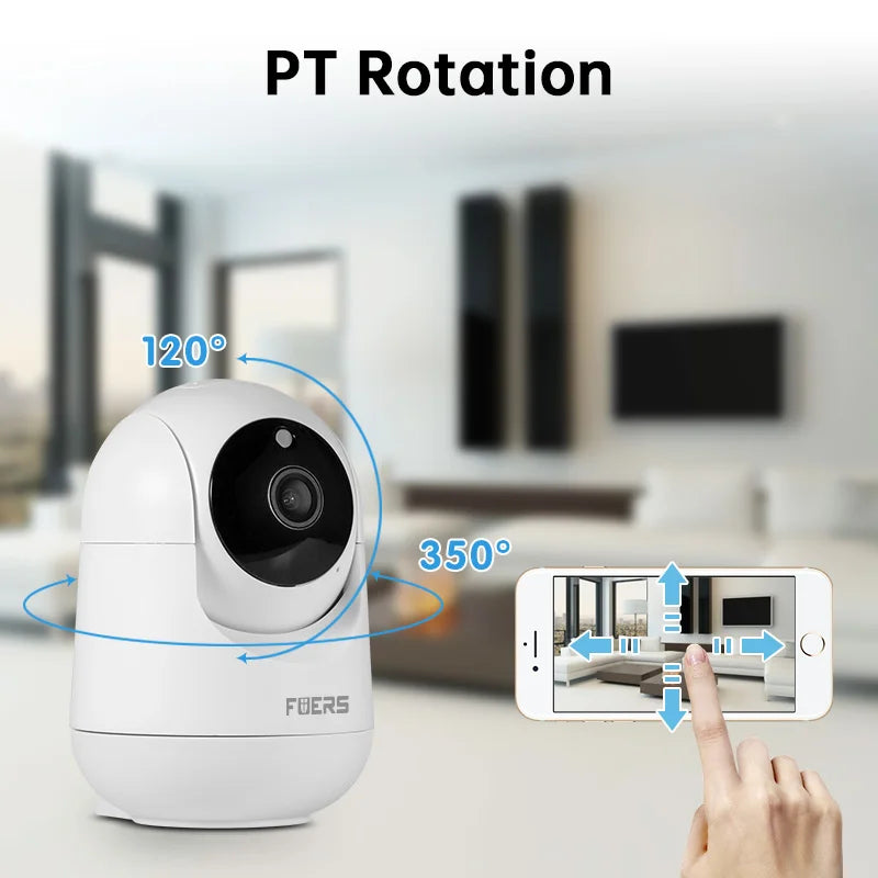 3MP Wifi Camera Tuya Smart Home Indoor Wireless IP Surveillance Camera AI Detect Automatic Tracking Security Baby Monitor