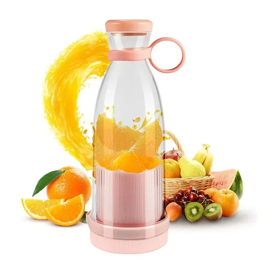 NEW Rechargeable Mixers Fresh Fruit Juicers Blue/Pink Usb Portable Juice Bottle Mini Fast Electric Blender Smoothie Ice Maker