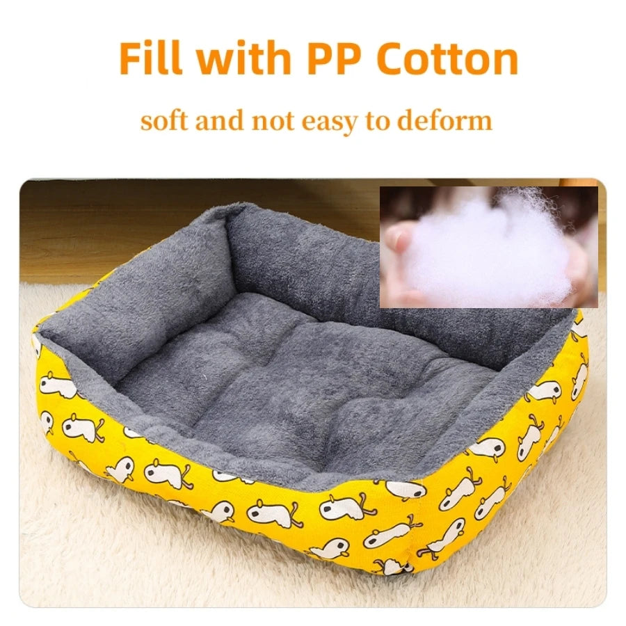 Pet Dog Cat Bed Mat Large Dog Sofa Bed Warm Pet Nest Kennel for Small Medium Large Dogs Puppy Kitten plus Size Sleeping Mattress