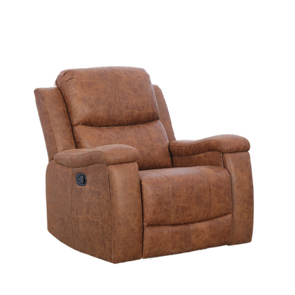 Brown Leather Recliner Chair with Ergonomic Armrests, Adjustable Backrest, and Concealed Cup Holder

Brown Leather Recliner with Ergonomic Armrests & Cup Holder

Relax in style with this brown leather recliner, featuring ergonomic armrests, adjustable backrest, and a concealed cup holder. Crafted with durable faux leather and supportive foam padding, it offers comfort and durability. Perfect for living rooms, home theaters, or reading spaces.
