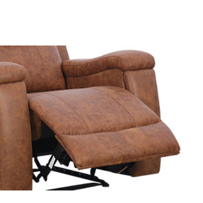 Brown Leather Recliner with Ergonomic Armrests & Cup Holder

Relax in style with this brown leather recliner, featuring ergonomic armrests, adjustable backrest, and a concealed cup holder. Crafted with durable faux leather and supportive foam padding, it offers comfort and durability. Perfect for living rooms, home theaters, or reading spaces.