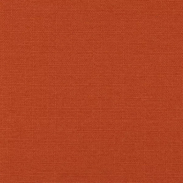 Vibrant orange accent chair with Mid-Century Modern design, featuring a tufted square back, curved arms, and dark espresso solid birch wood tapered legs. The chair is upholstered in durable, easy-to-clean 100% polyester fabric and includes a thick foam cushion for comfort. Ideal for small spaces, this compact chair blends style and function, perfect for a living room, office, or bedroom. Assembly required, with tools and instructions provided.