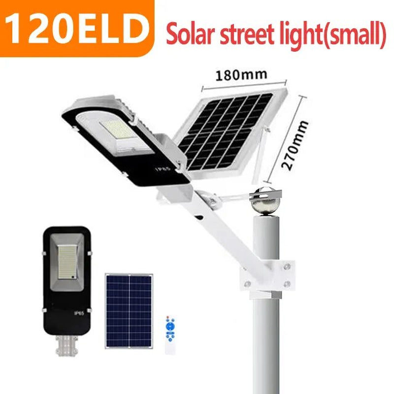 Powerful Solar Light Outdoor Solar Street Light 350/120LED 6500K IP65 Waterproof Street Light for Garage Garden Terrace