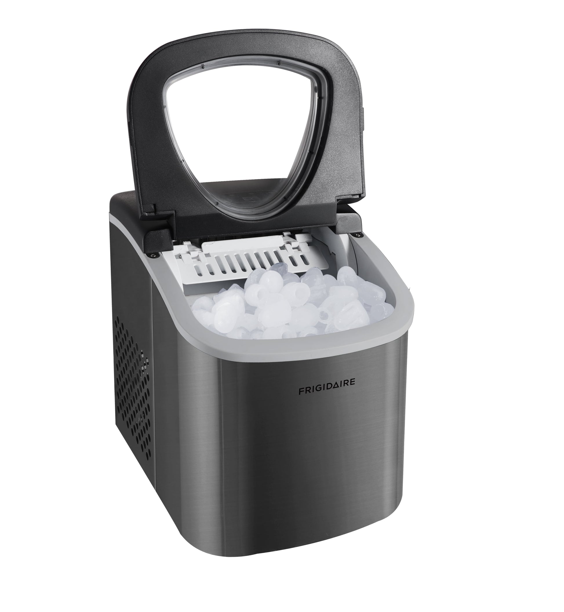 , 26 Lbs. Ice Maker, Black Stainless Steel, EFIC130