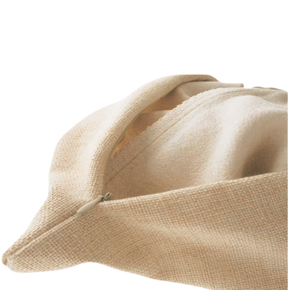 Boho Linen Throw Pillow Covers Black Beige Modern Abstract Design