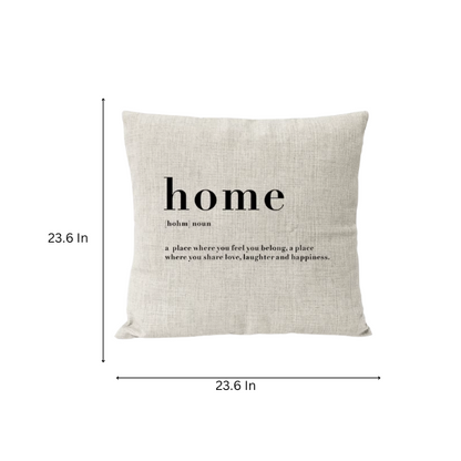 Boho linen throw pillow covers in black, beige, and light coffee with abstract modern design, available in multiple sizes.