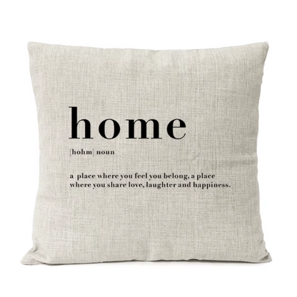 Boho linen throw pillow covers in black, beige, and light coffee with abstract modern design, available in multiple sizes.
