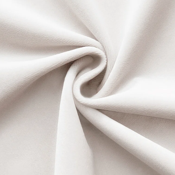 Full-size cream velvet platform bed with flower-shaped LED headboard and adjustable height