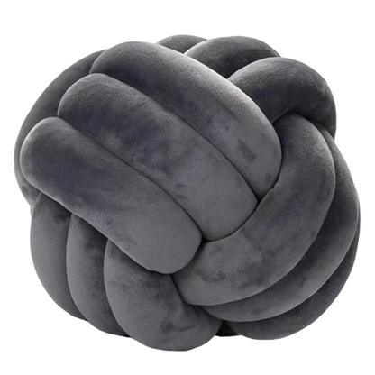Dark Grey Geometric Decorative Pillow – Soft Modern Cushion in Deep Neutral Tone for Sofa, Bed, or Chair – 100% Polyester, Available in 22 cm and 28 cm


